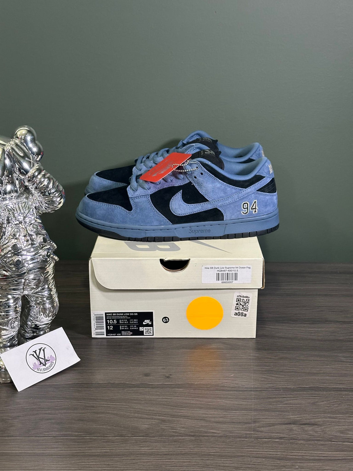 Nike SB Dunk Low Supreme 94 Ocean Fog