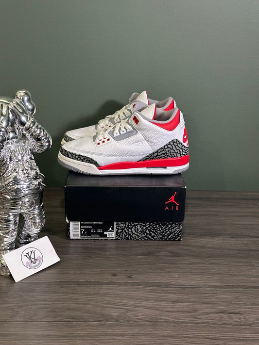 Jordan 3 Retro Fire Red (2022) (GS)