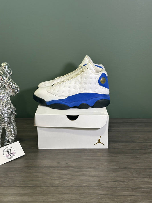 Jordan 13 Retro White Hyper Royal Black