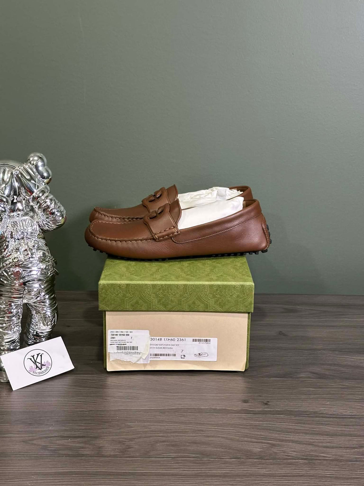 GUCCI INTERLOCKING G DRIVER LOAFERS