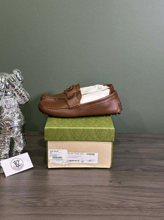 GUCCI INTERLOCKING G DRIVER LOAFERS