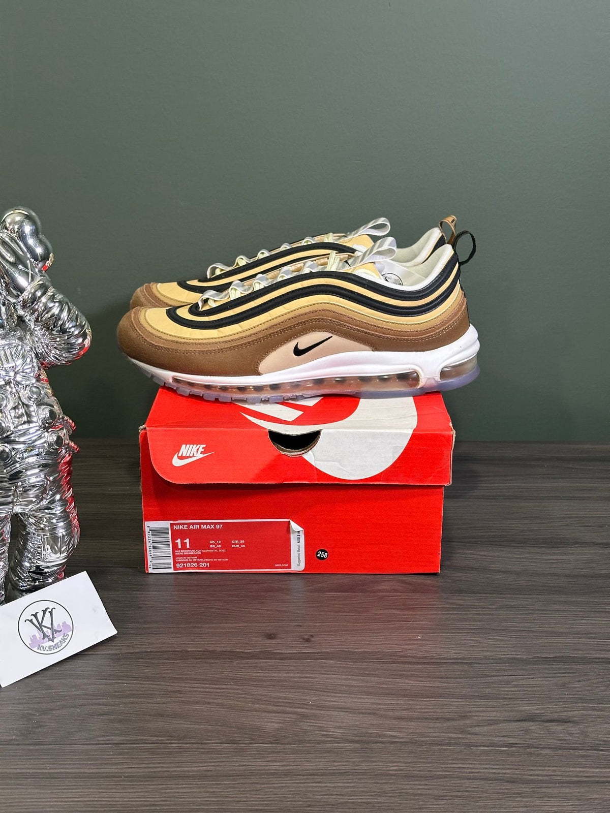 Nike Air Max 97 Shipping Box Ale Brown