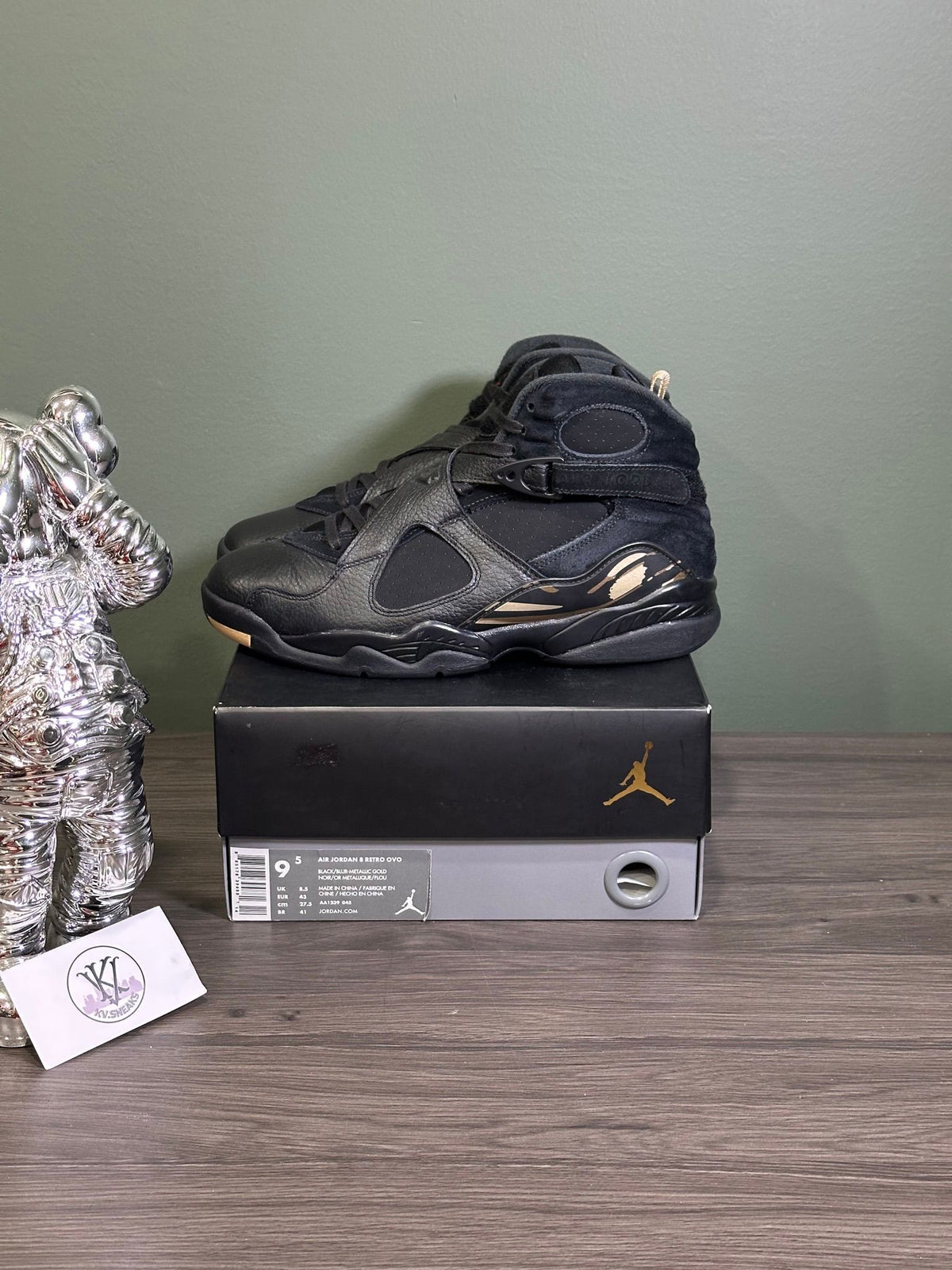 Jordan 8 Retro OVO Black