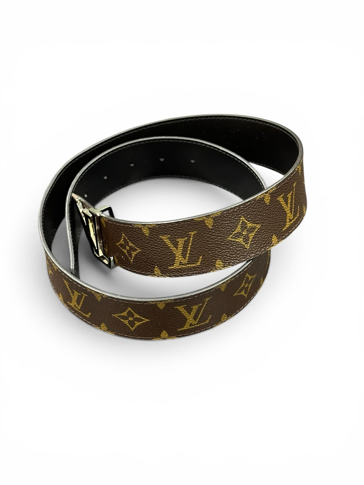 LOUIS VUITTON REVERSIBLE BELT BROWN BLACK 40MM