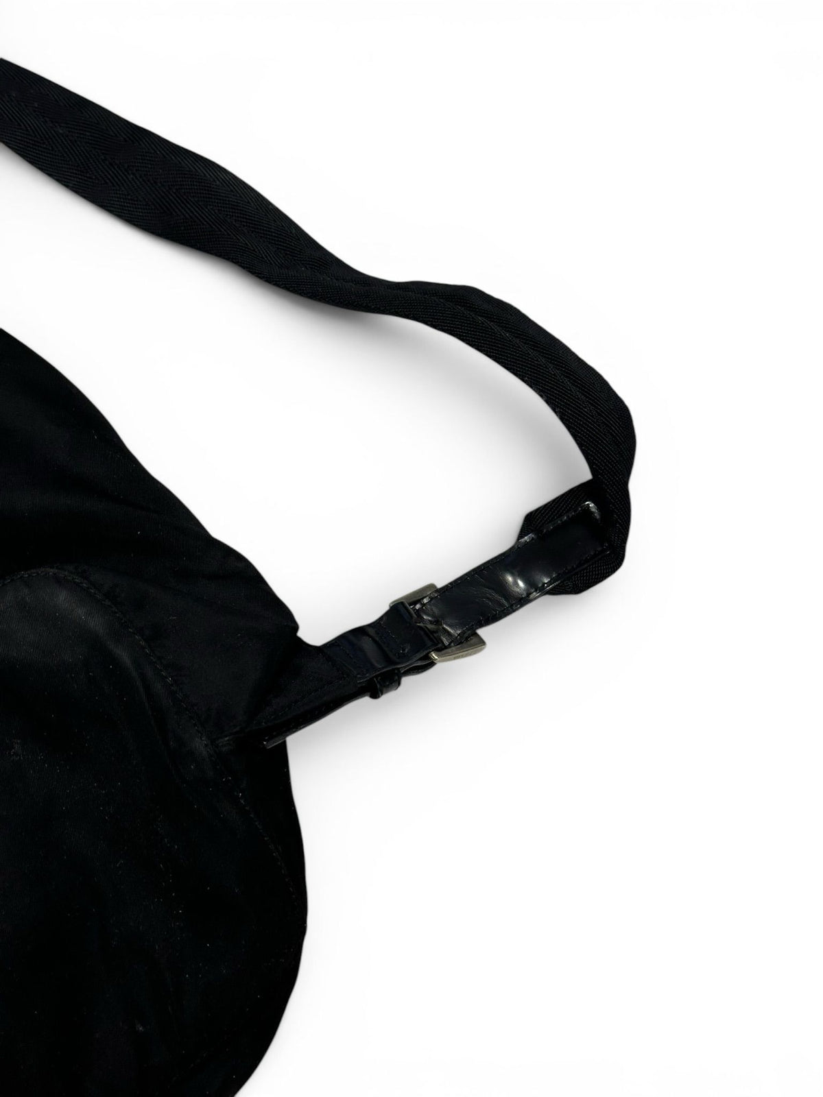 PRADA NYLON BACKPACK BLACK TRIANGLE LOGO
