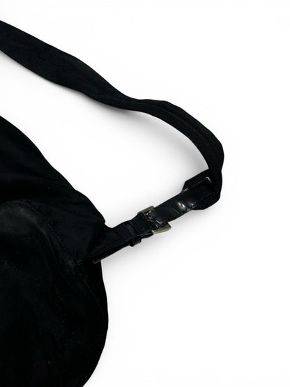 PRADA NYLON BACKPACK BLACK TRIANGLE LOGO