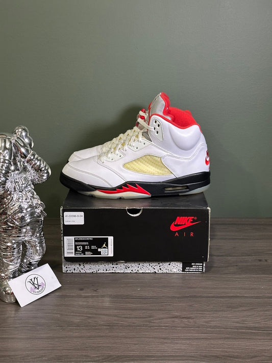 Jordan 5 Retro Fire Red Silver Tongue (2020)