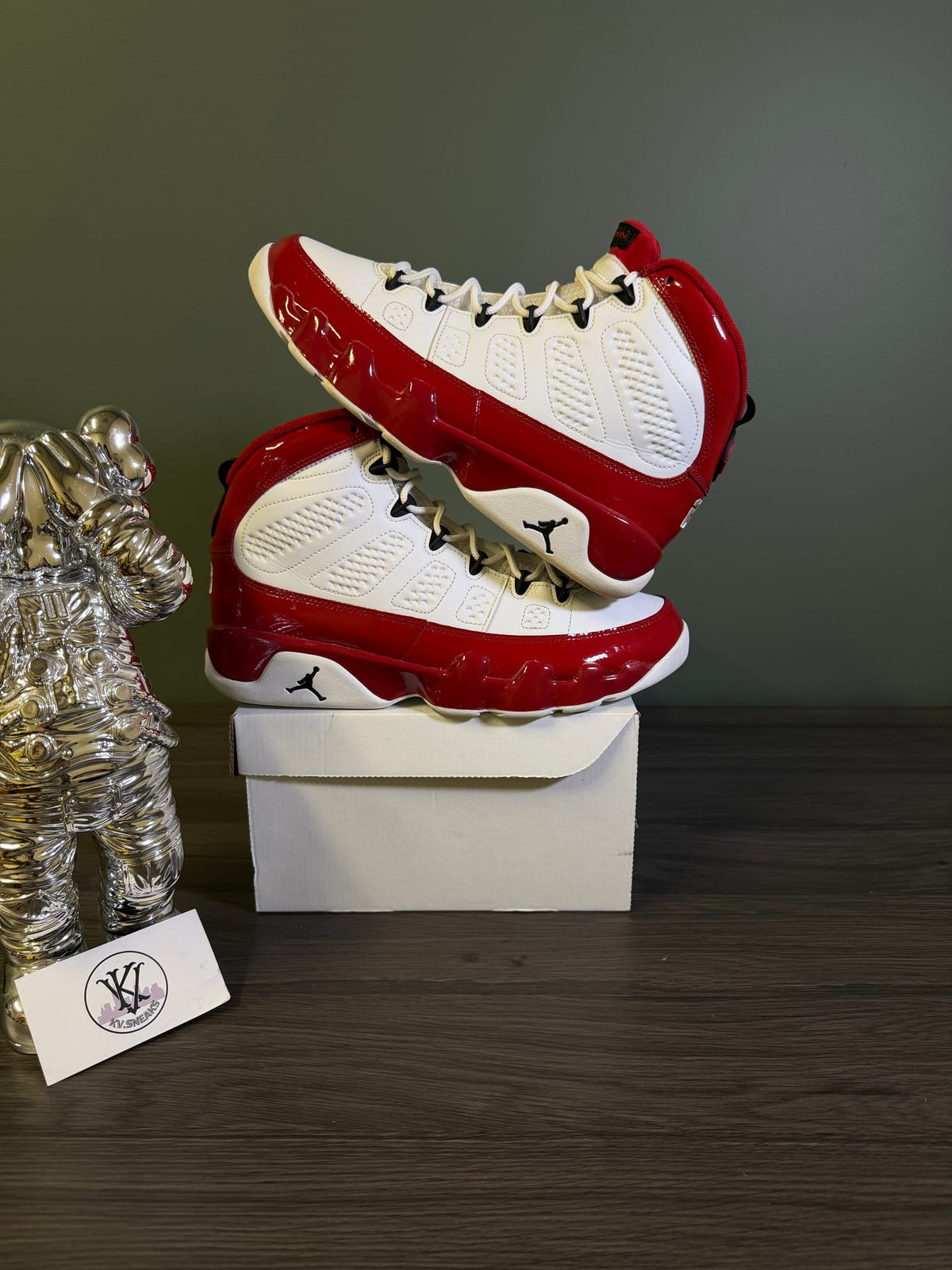 Jordan 9 Retro White Gym Red