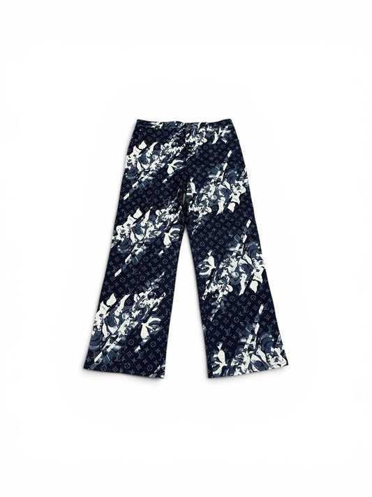 LOUIS VUITTON FLORAL MONOGRAM JEANS