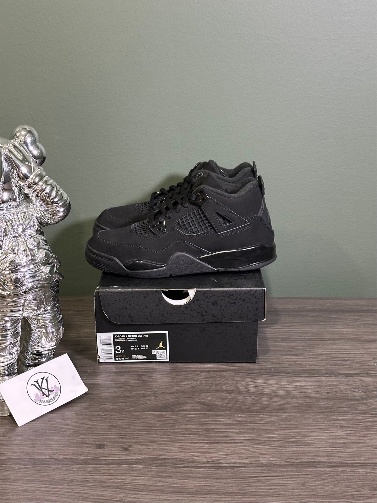Jordan 4 Retro Black Cat (2025) (PS)